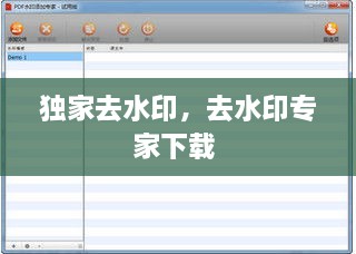 獨(dú)家去水印，去水印專家下載 
