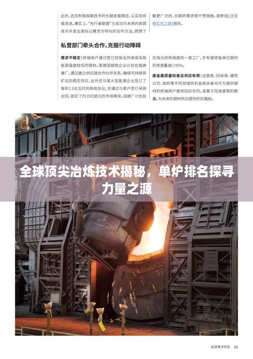 全球頂尖冶煉技術(shù)揭秘，單爐排名探尋力量之源