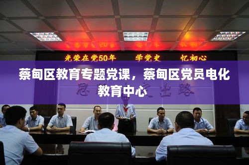 蔡甸區(qū)教育專題黨課，蔡甸區(qū)黨員電化教育中心 