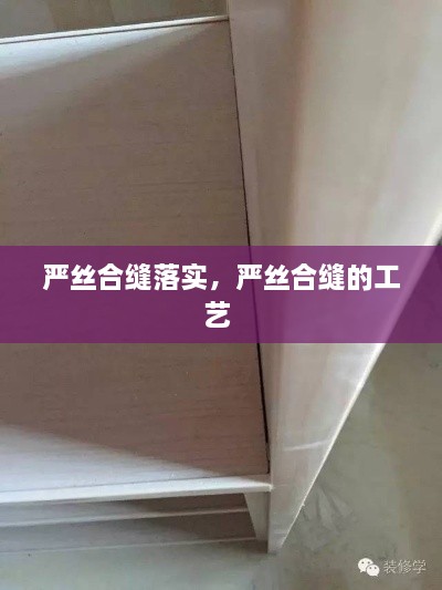 嚴絲合縫落實，嚴絲合縫的工藝 