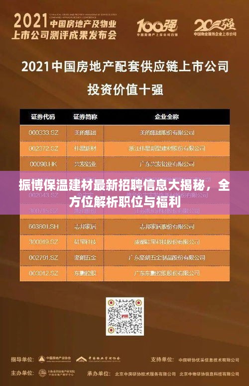 振博保溫建材最新招聘信息大揭秘，全方位解析職位與福利
