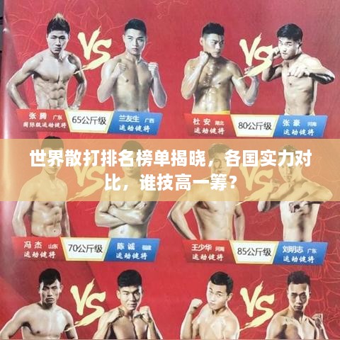 世界散打排名榜單揭曉，各國實(shí)力對(duì)比，誰技高一籌？