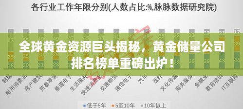 全球黃金資源巨頭揭秘，黃金儲量公司排名榜單重磅出爐！