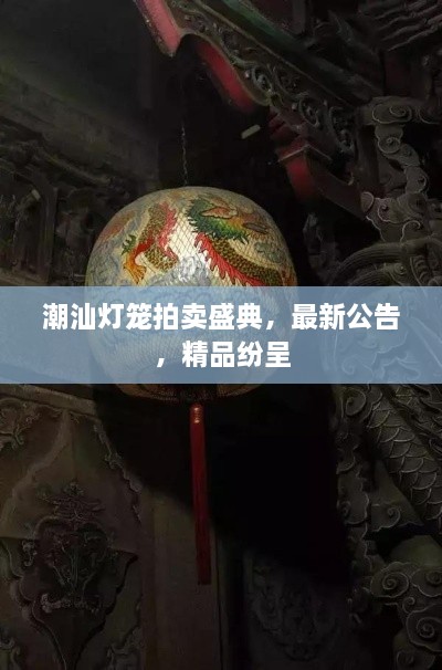 潮汕燈籠拍賣盛典，最新公告，精品紛呈
