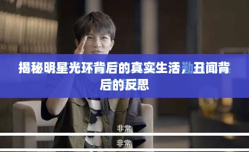 揭秘明星光環(huán)背后的真實生活，丑聞背后的反思