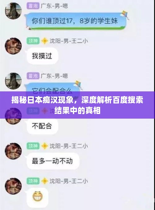揭秘日本癡漢現(xiàn)象，深度解析百度搜索結(jié)果中的真相