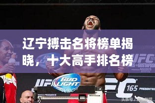 遼寧搏擊名將榜單揭曉，十大高手排名榜單！