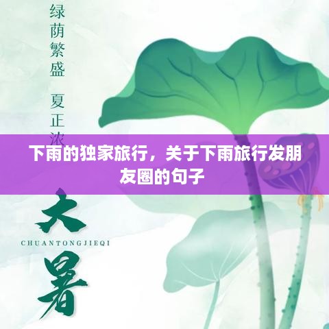 下雨的獨家旅行，關(guān)于下雨旅行發(fā)朋友圈的句子 