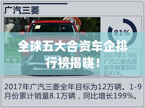 全球五大合資車(chē)企排行榜揭曉！