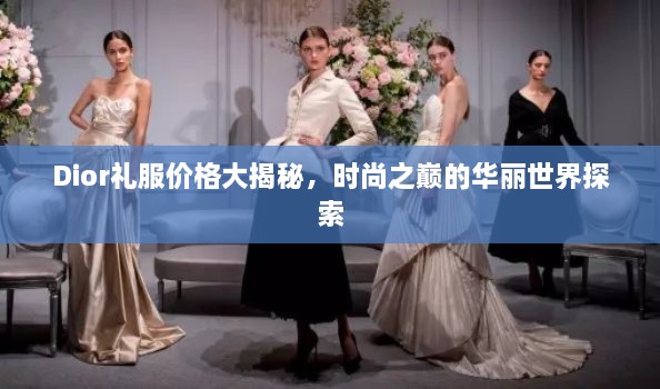 Dior禮服價格大揭秘，時尚之巔的華麗世界探索