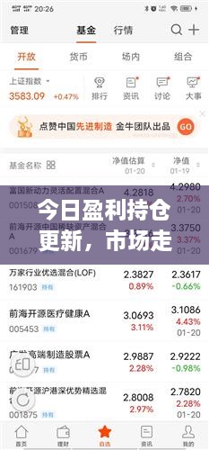 今日盈利持倉更新，市場(chǎng)走勢(shì)深度分析與操作策略揭秘