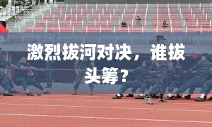 激烈拔河對(duì)決，誰(shuí)拔頭籌？