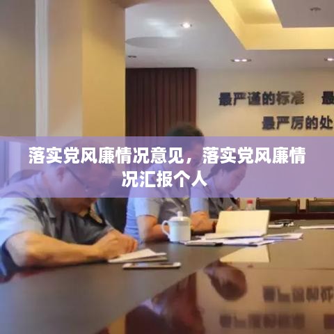 落實黨風廉情況意見，落實黨風廉情況匯報個人 