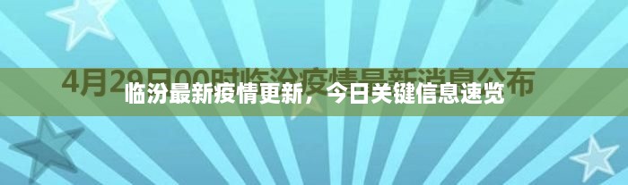 臨汾最新疫情更新，今日關(guān)鍵信息速覽