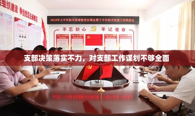 支部決策落實(shí)不力，對(duì)支部工作謀劃不夠全面 