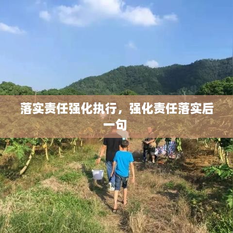 落實責(zé)任強化執(zhí)行，強化責(zé)任落實后一句 