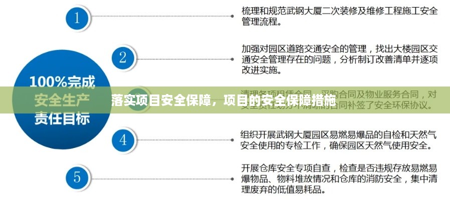 落實項目安全保障，項目的安全保障措施 