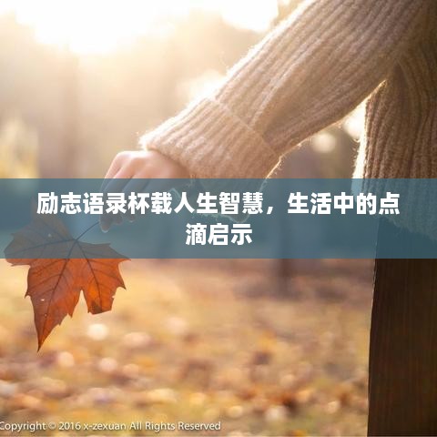 勵(lì)志語(yǔ)錄杯載人生智慧，生活中的點(diǎn)滴啟示