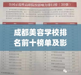 成都美容學校排名前十榜單及影響力解析